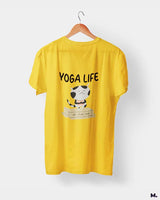 Yoga life - 100% organic catnip printed t shirts