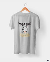 Yoga life - 100% organic catnip printed t shirts