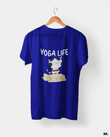 Yoga life - 100% organic catnip printed t shirts