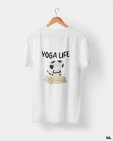 Yoga life - 100% organic catnip printed t shirts
