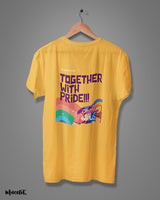 Together with pride printed t shirts