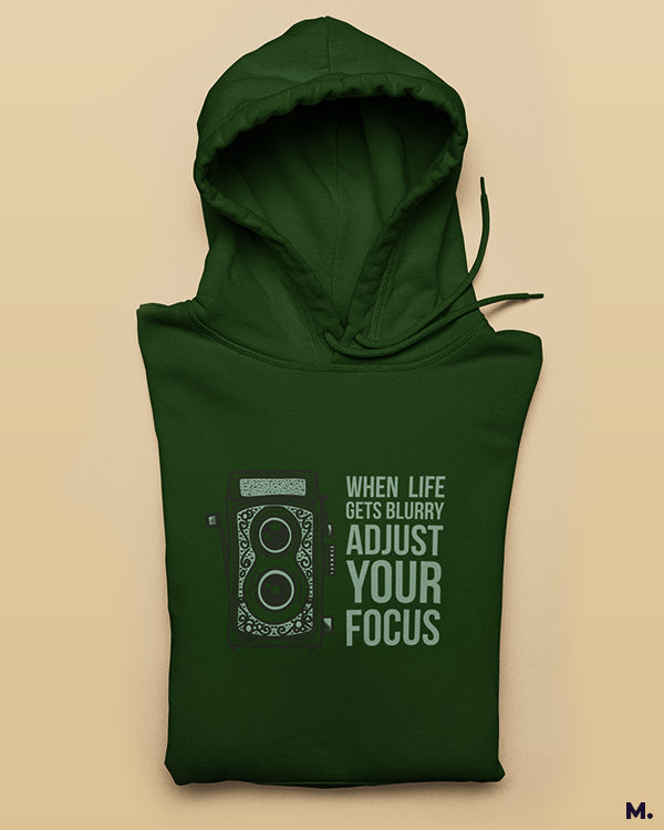 Printed hoodies - Adjust your focus  - MUSELOT