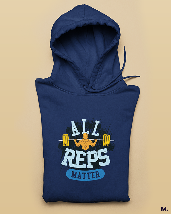 Printed hoodies - All reps matter  - MUSELOT