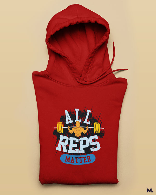 Printed hoodies - All reps matter  - MUSELOT