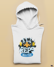 Printed hoodies - All reps matter  - MUSELOT