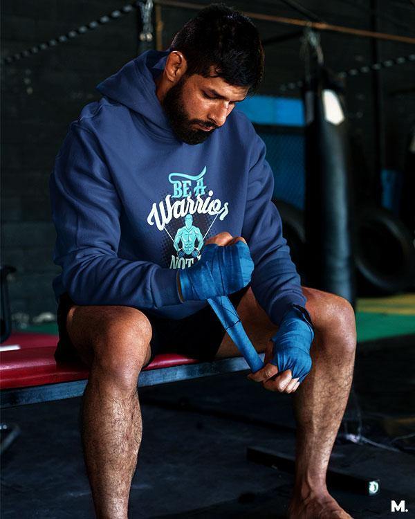 Printed hoodies - Be a warrior, not a worrier  - MUSELOT