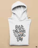 Make work - Playful printed hoodies