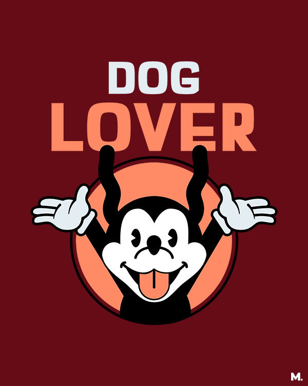 printed t shirts - Dog Lover - MUSELOT