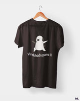 Virabhadrasana printed t shirts