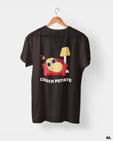 Couch potato printed t shirts