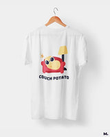 Couch potato printed t shirts