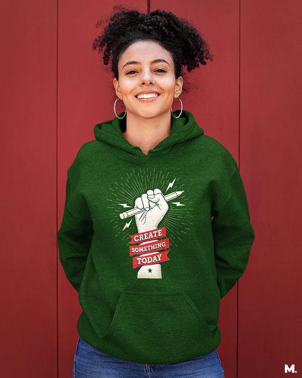 Printed hoodies - Create something today  - MUSELOT