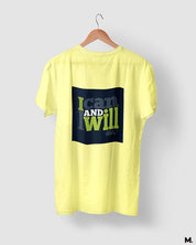 printed t shirts - I can and I will  - MUSELOT