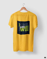 I can and I will printed t shirts