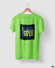 printed t shirts - I can and I will  - MUSELOT