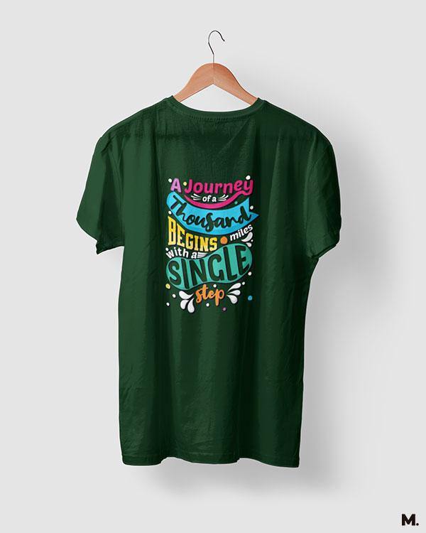 printed t shirts - Journey of 1000 miles  - MUSELOT