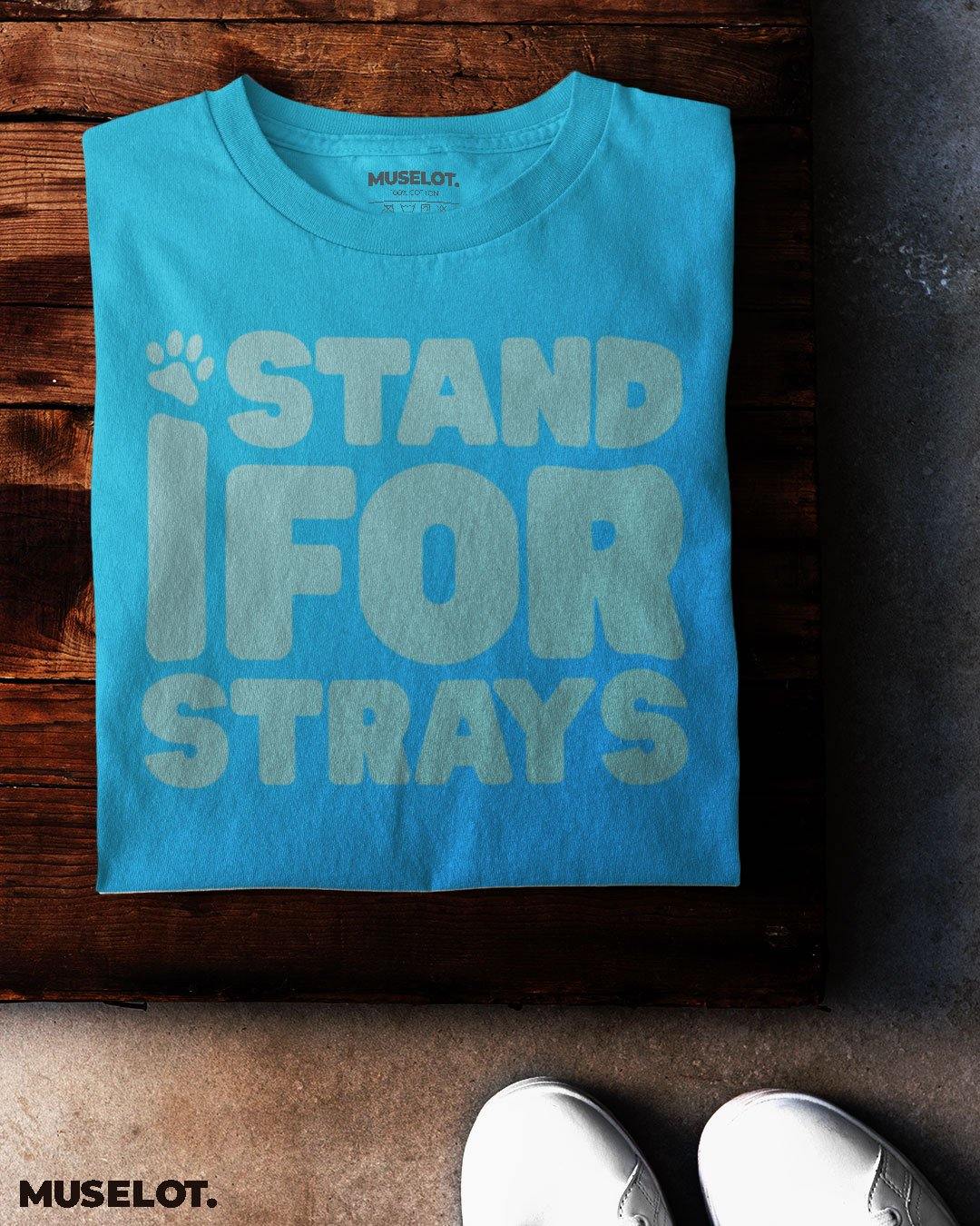 printed t shirts - I stand for strays  - MUSELOT