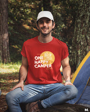 One happy camper printed t shirts