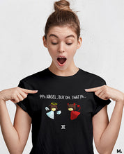 The mysterious gemini printed t shirts