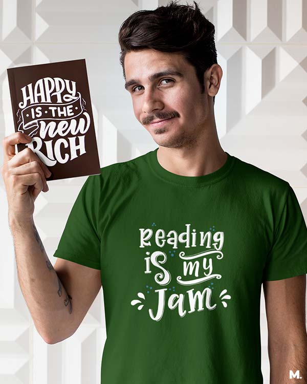 Reading is my Jam printed t shirts