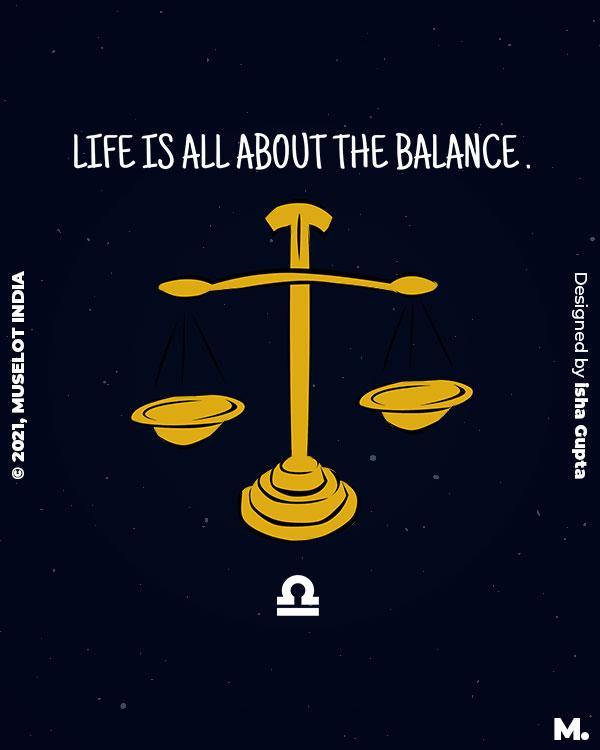 printed t shirts - The balanced libras  - MUSELOT