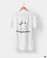 Virabhadrasana printed t shirts