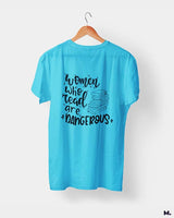 Women who read are dangerous printed t shirts